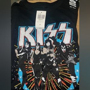 NWT KISS Rock N' Roll Band Photo T-Shirt